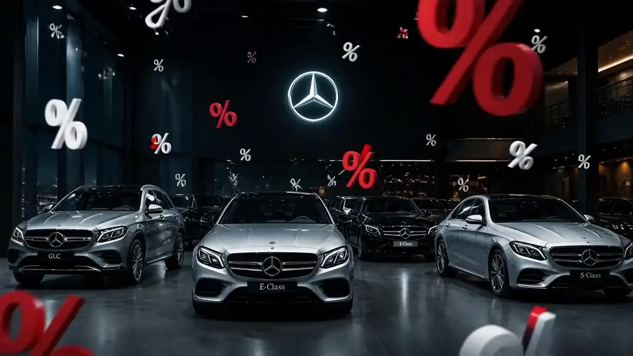 Mercedes-Benz: Schlüsselübergabe im Autohaus