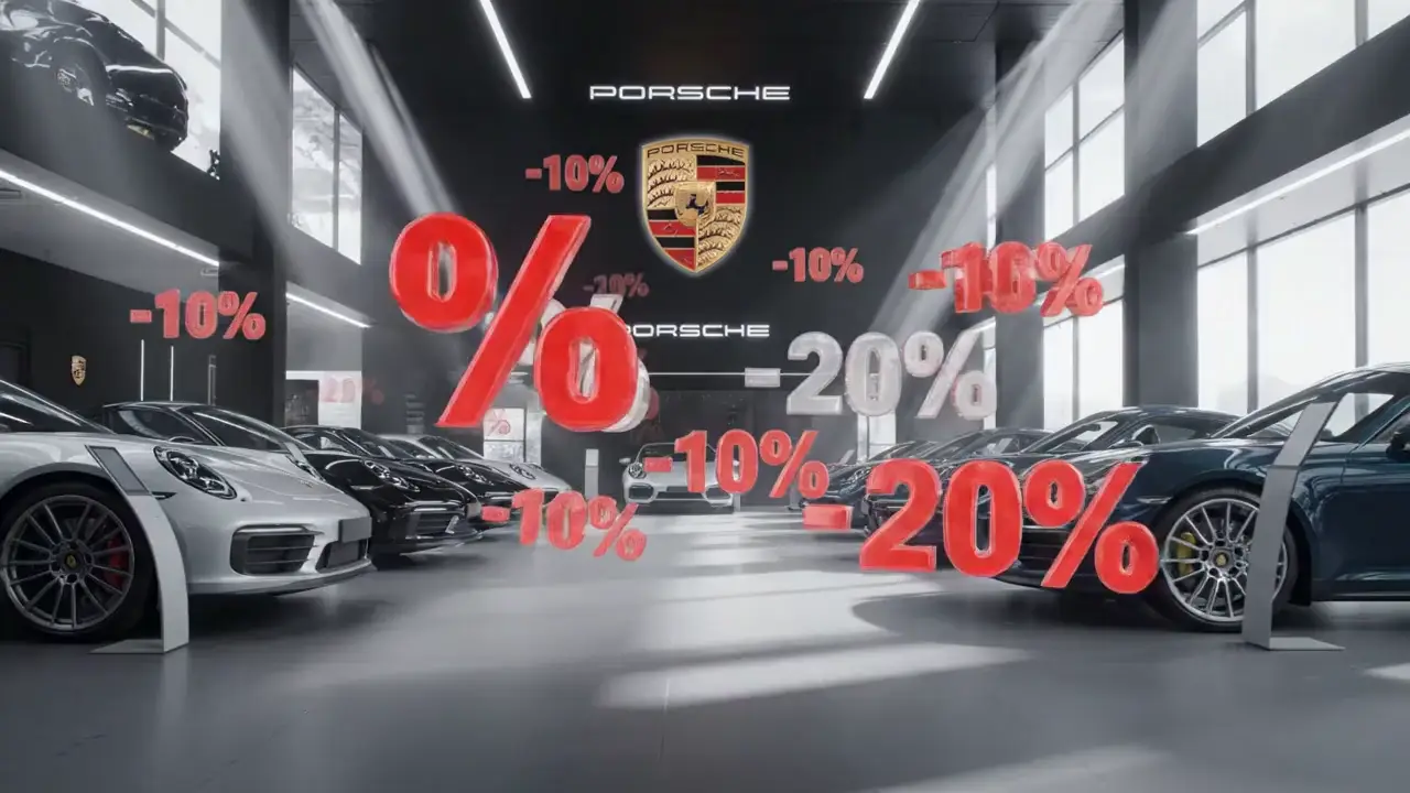 Porsche: Schlüsselübergabe im Autohaus