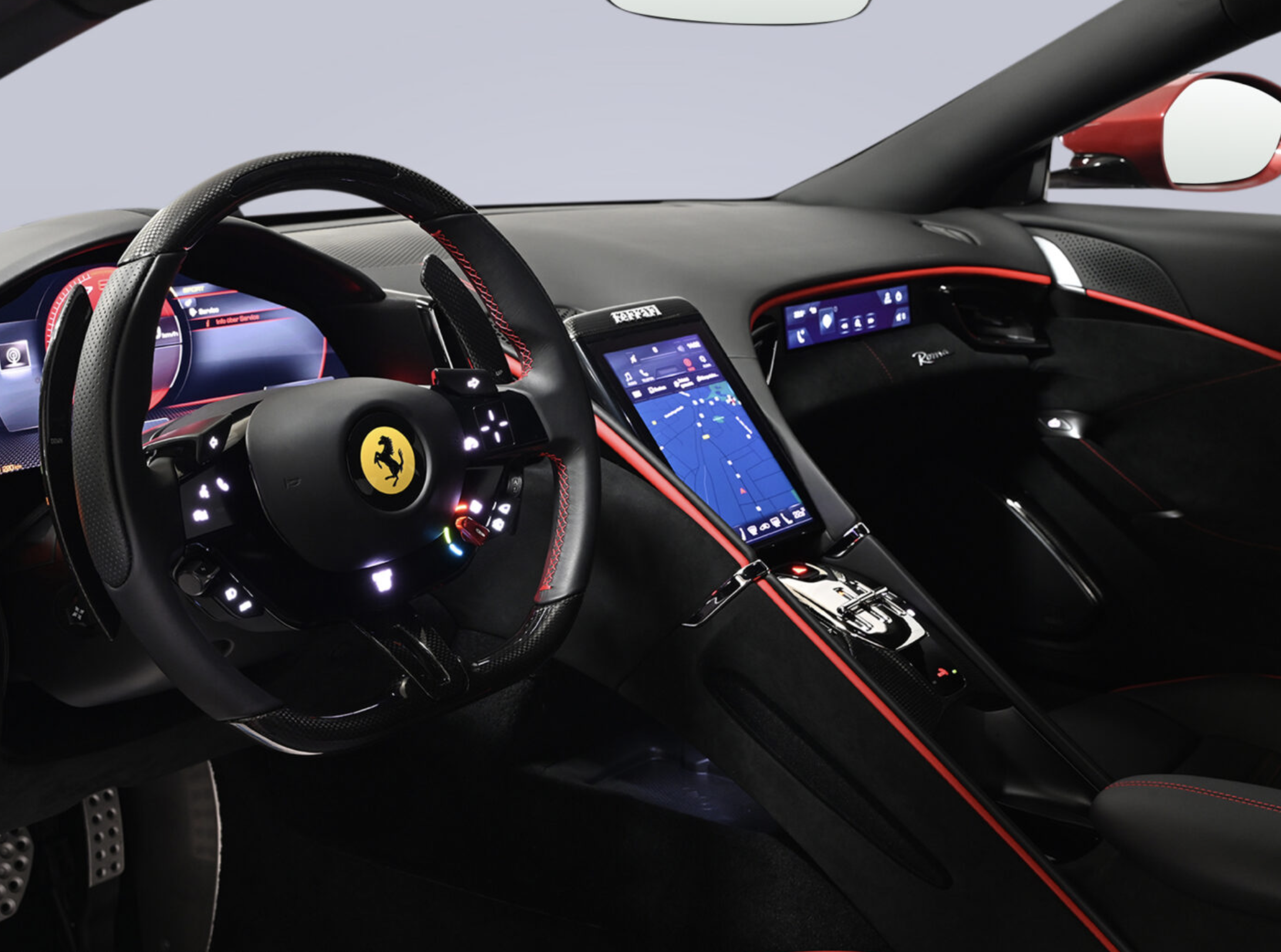 Ferrari Roma Rosso Fiorano CarbonPaket