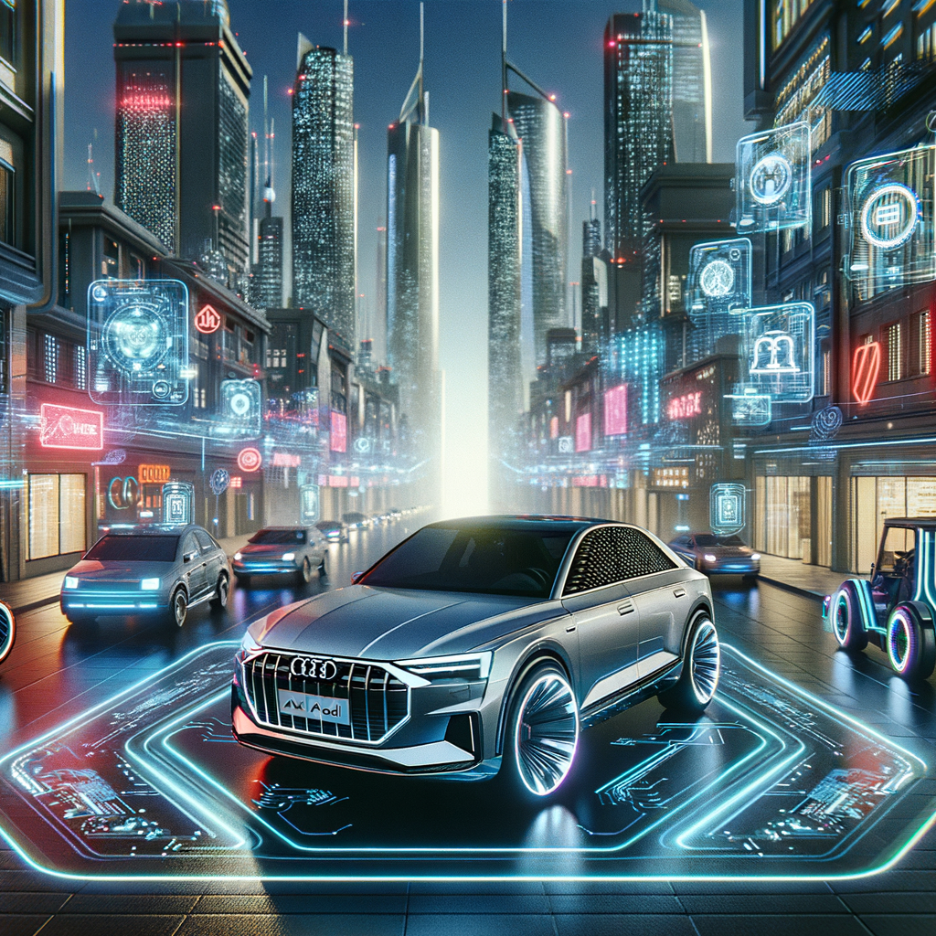 Audi, AI-Technologie, Innovation, Zukunft, Vernetzung.
